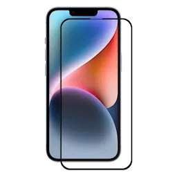 Full-fit Hærdet Glas Skærmbeskytter iPhone 16e sort