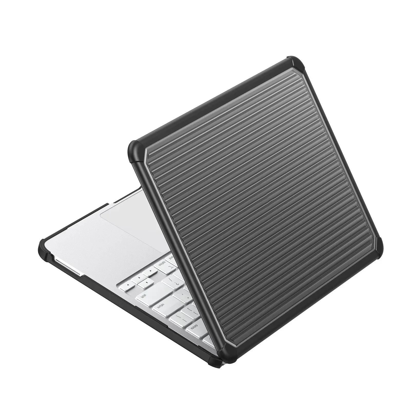 Räfflat hybridskal Apple MacBook Neo 13 2026 Matt svart