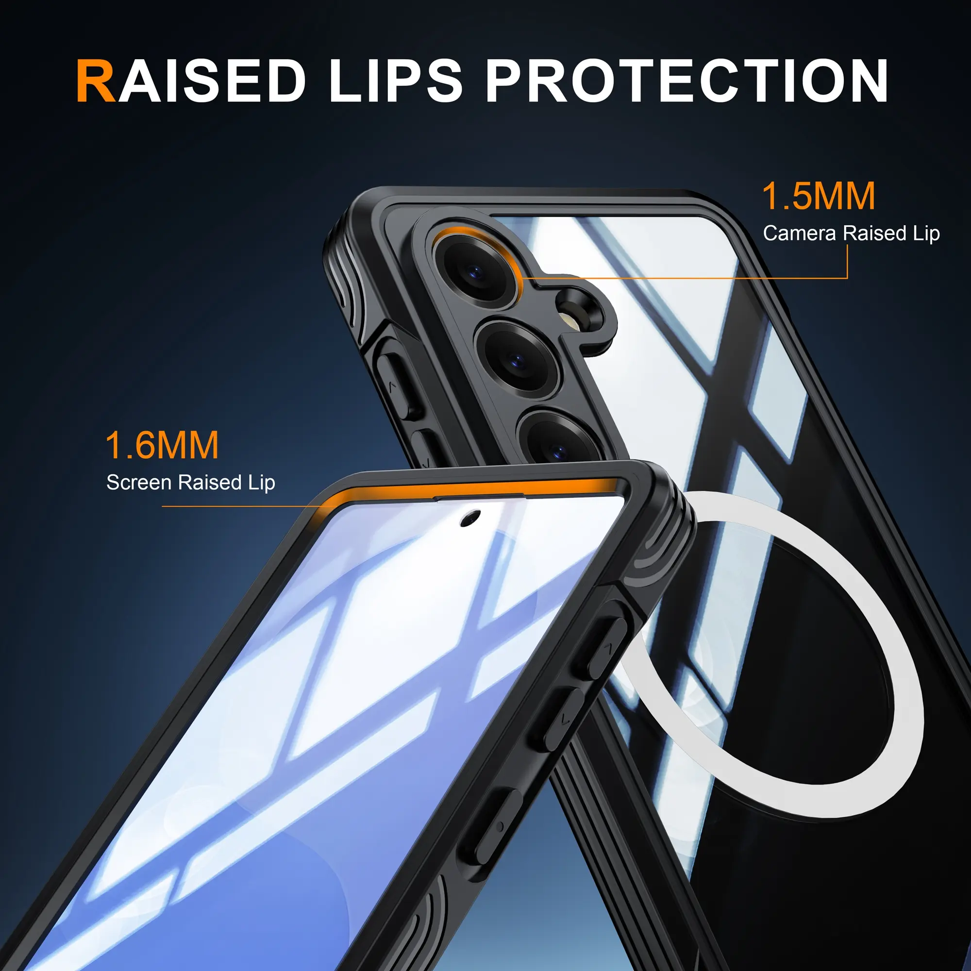 Premium Full Protection Case Samsung Galaxy S26 Plus Svart