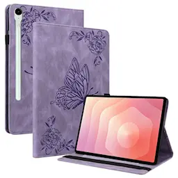 Samsung Galaxy Tab S11 Etui med sommerfugle, Lilla