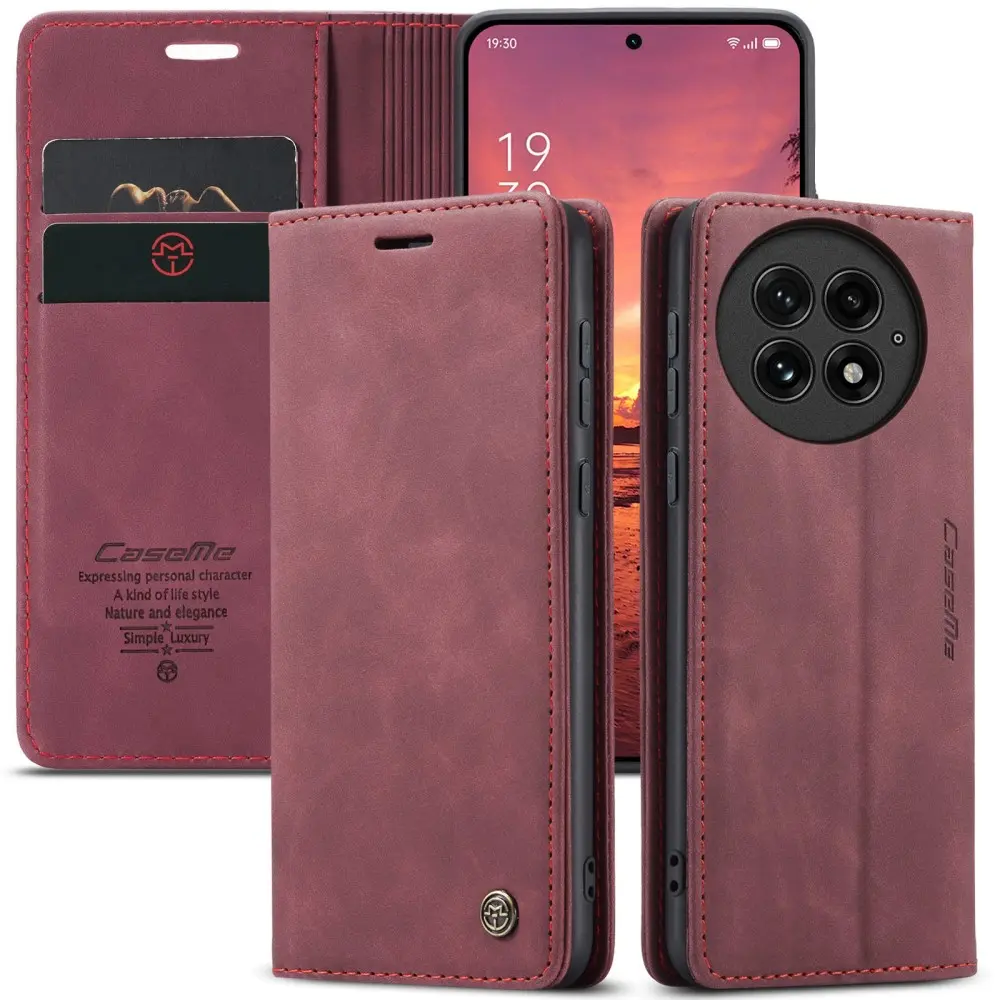 Slim Plånboksfodral  OnePlus 15 Röd