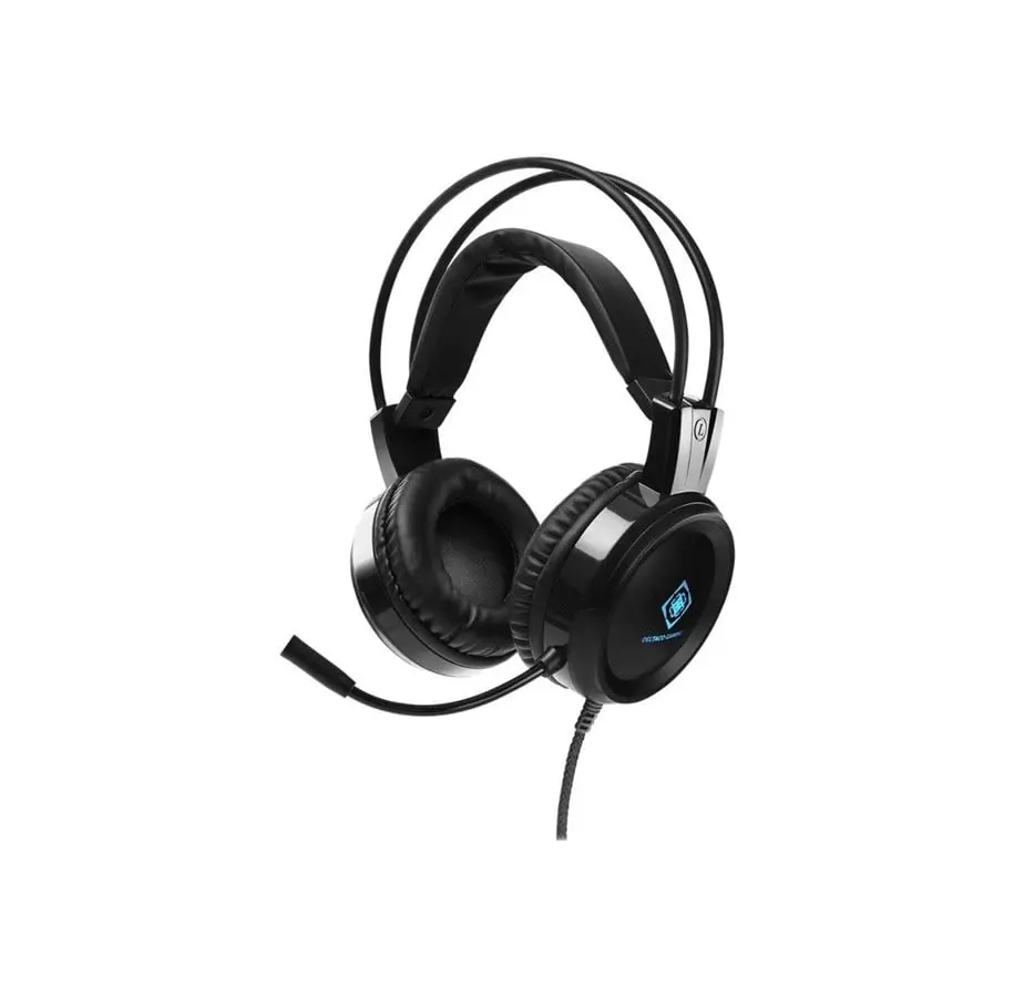 DH110 Stereot Over-Ear Gaming -kuulokkeet, Musta