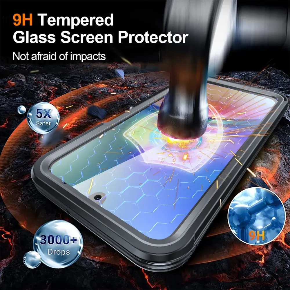 Premium Full Protection Case Samsung Galaxy A16 Svart