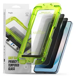 Samsung Galaxy S26 Anti-spy Skärmskydd i glas med monteringsram (2-pack)