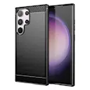 Samsung Galaxy S24 Ultra Deksel TPU Brushed Svart