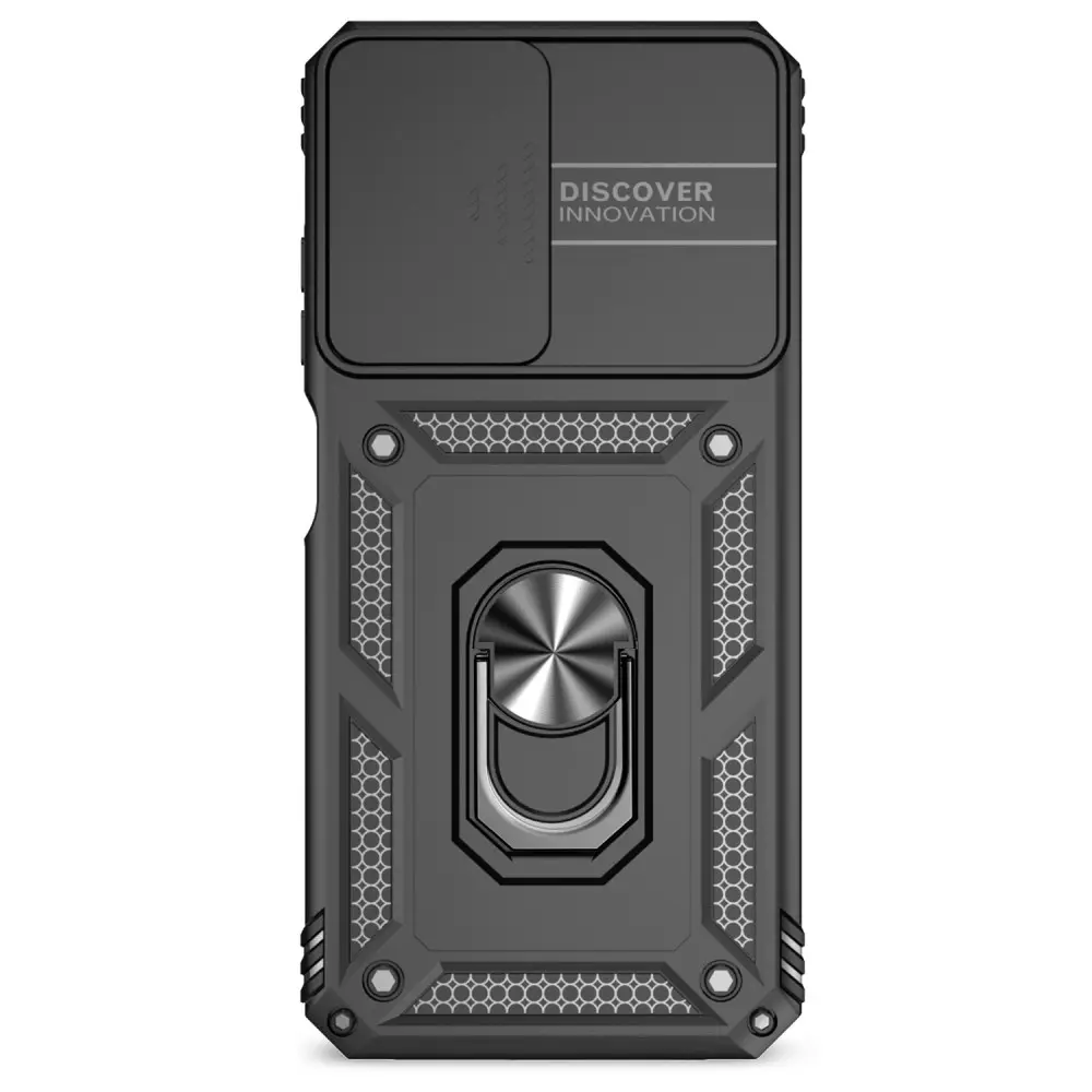 Hybridskal Ring + Kameraskydd Samsung Galaxy A05s Svart