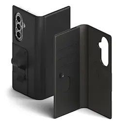 Samsung Galaxy Z Fold 7 Folio Grip Wallet Magnetic, Svart