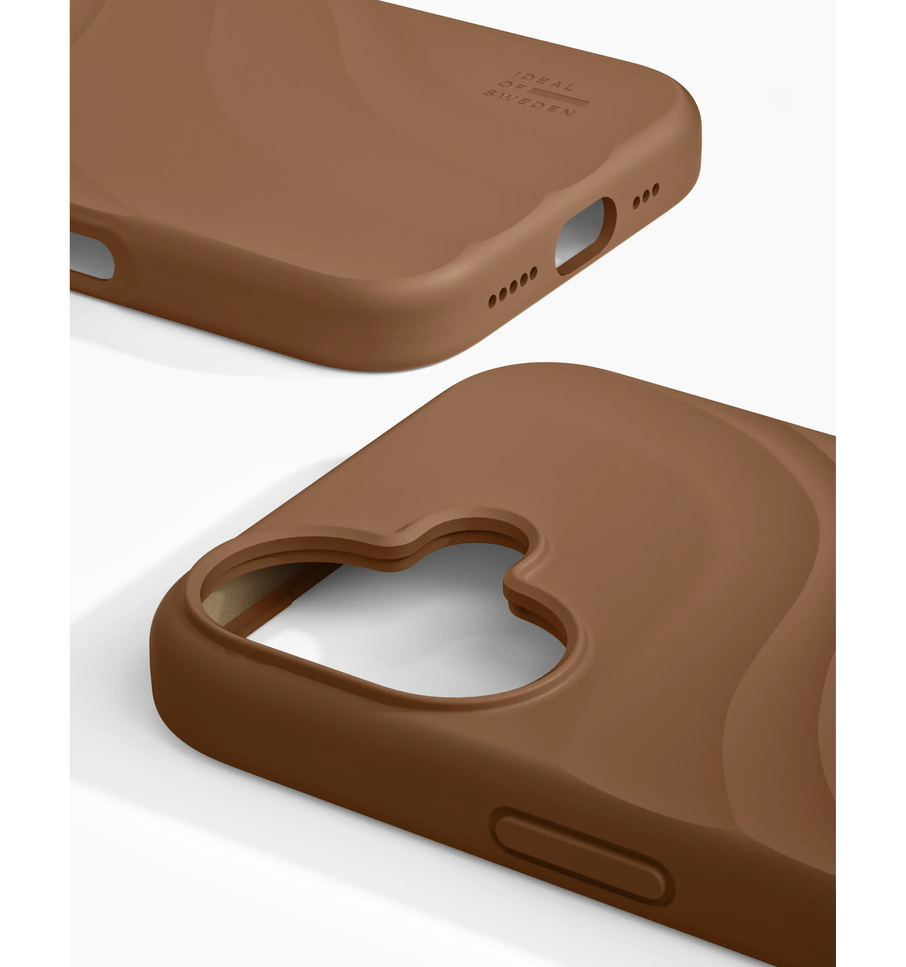 MagSafe Soft Swirl Silicone Case iPhone 17 Salted Caramel