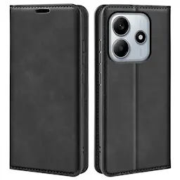 Xiaomi Redmi Note 14 5G Slankt etui med kortholder, Sort