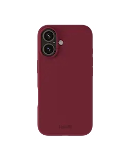 iPhone 16 Silicone Case, Red Velvet