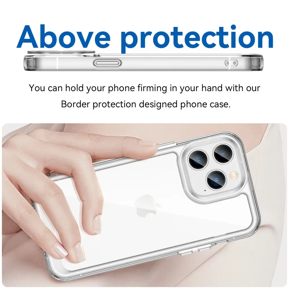 Crystal Hybrid Case iPhone 14 Pro Max transparent