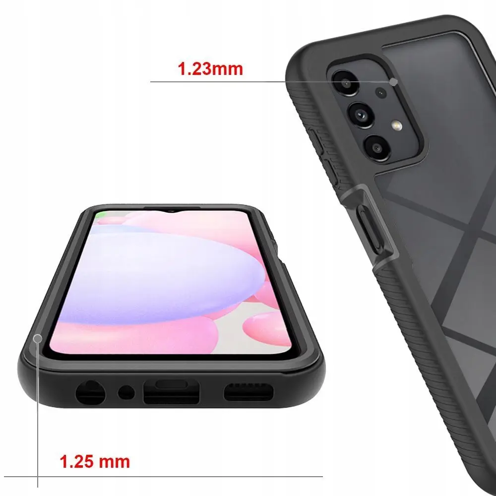 Full Protection Case Samsung Galaxy A23 Svart