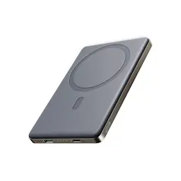Trådløs Magnetisk Ultra Slim Powerbank 5000mAh 20W Grå
