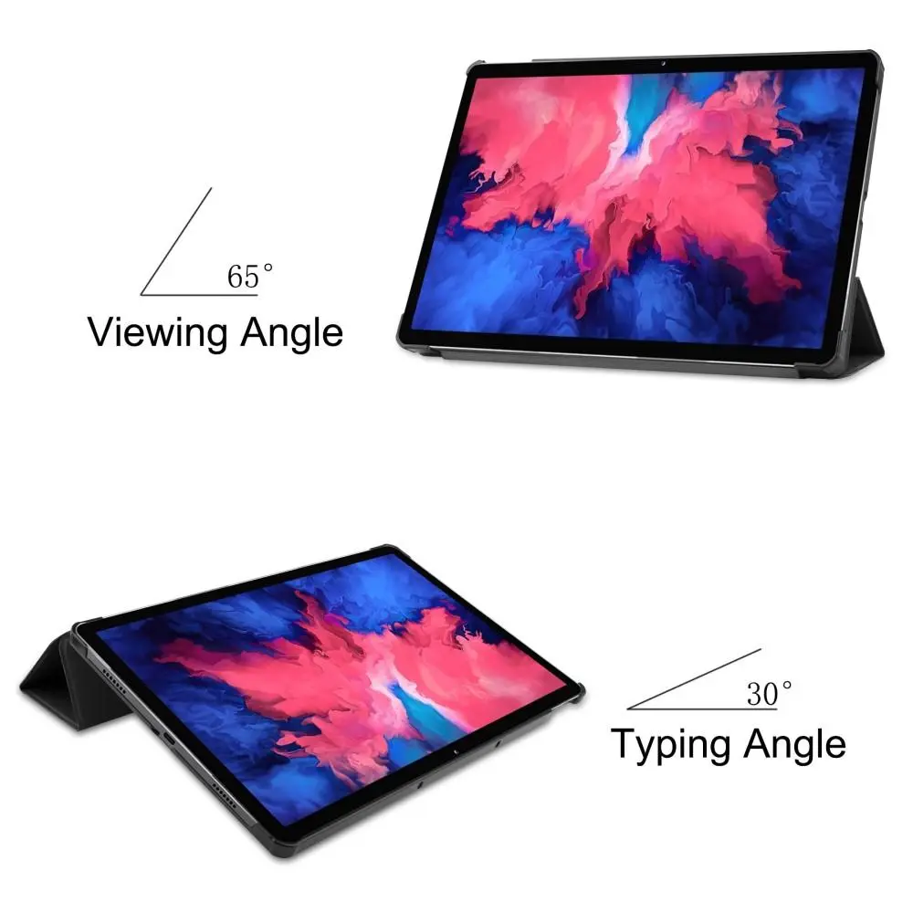 Fodral Tri-fold Lenovo Tab P11/Tab P11 Plus Svart