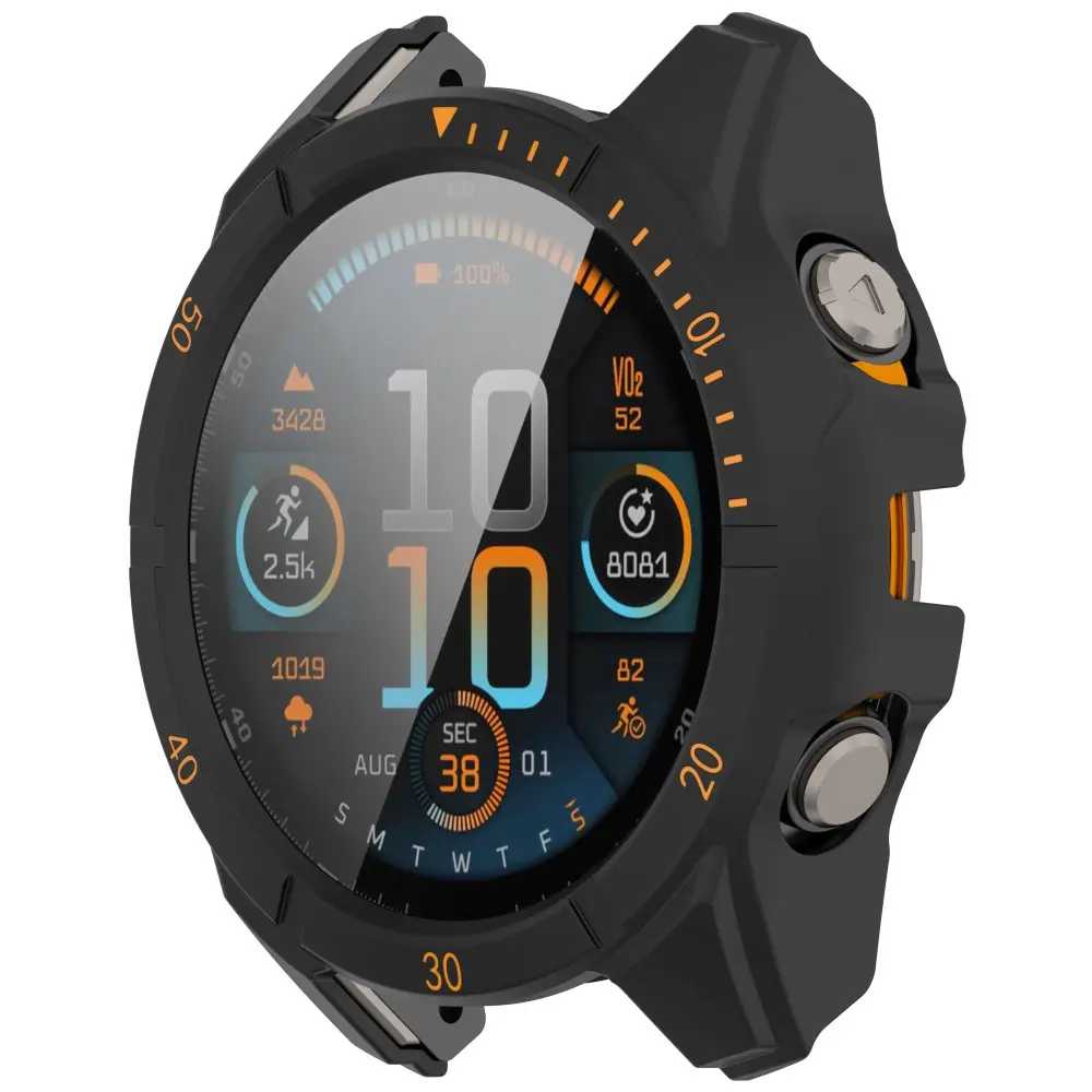 Full Cover Case Garmin Fenix 8 Solar 47mm Svart