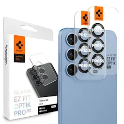 Samsung Galaxy S25 EZ Fit linsebeskytter (2-pak), Sort