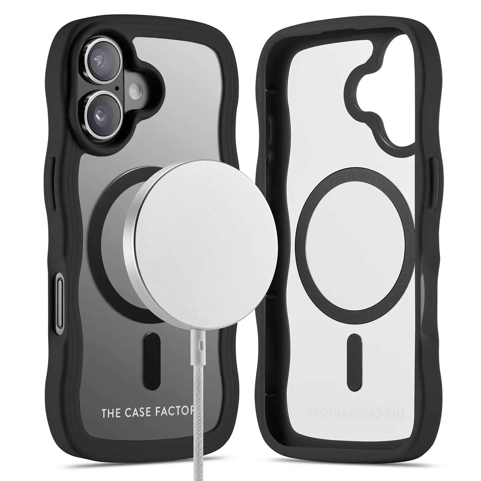 The Wave Mag Case iPhone 17 Svart