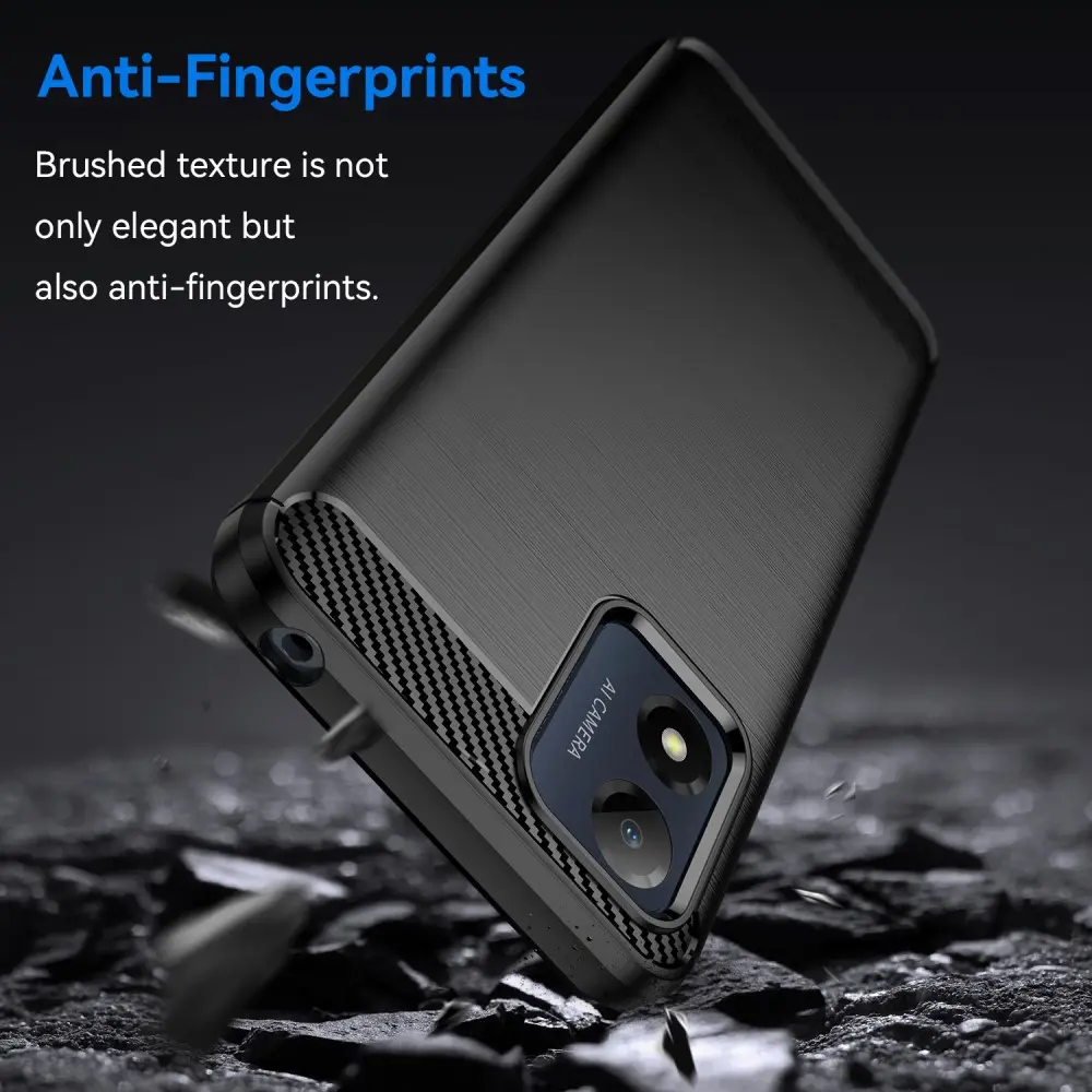 Motorola Moto E13 Skal TPU Brushed Svart