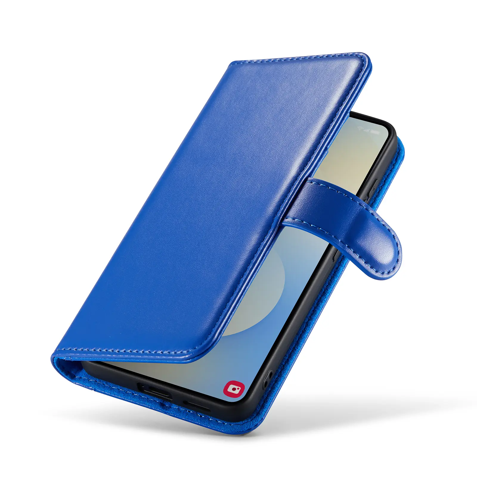 Äkta Läderfodral Samsung Galaxy S26 Blå