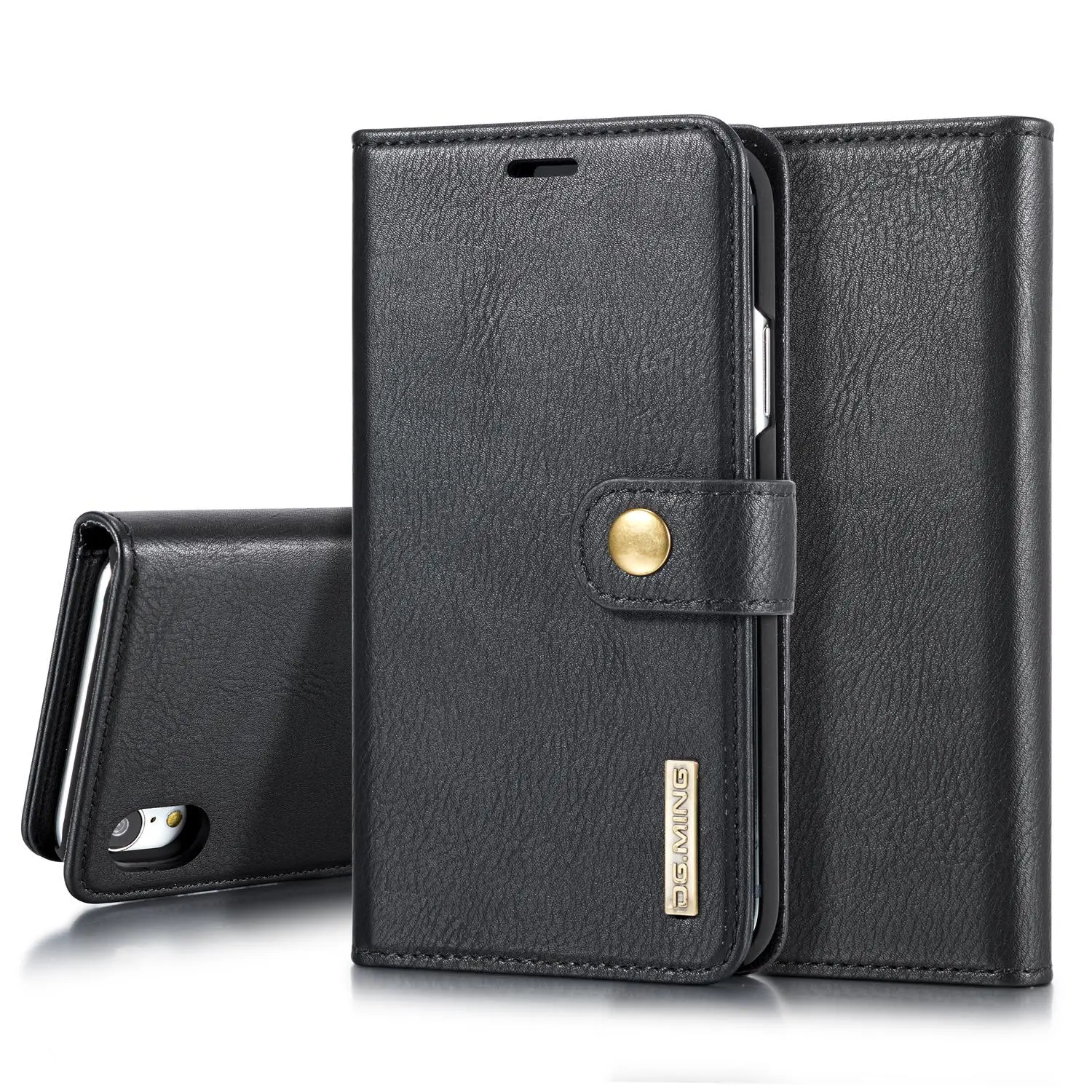 Magnet Wallet iPhone Xr Black