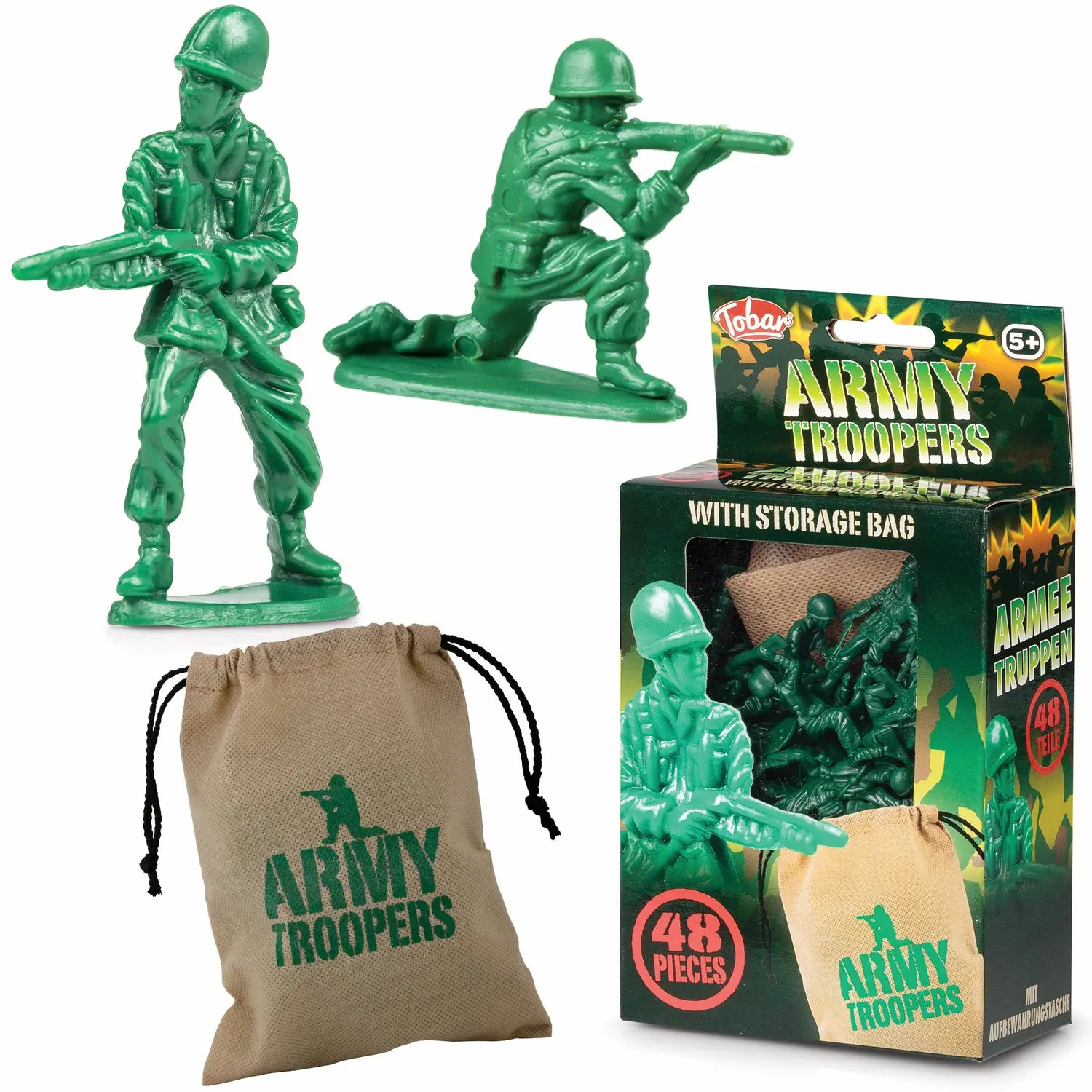 Army Troopers - Legetøjssoldater 48-pack
