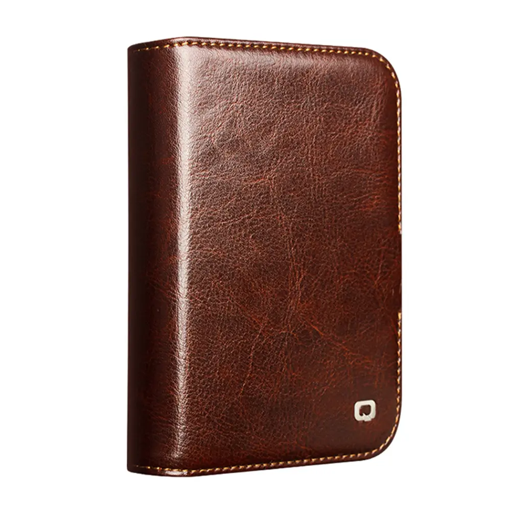 iPhone Ultra Leather Wallet Case Brown