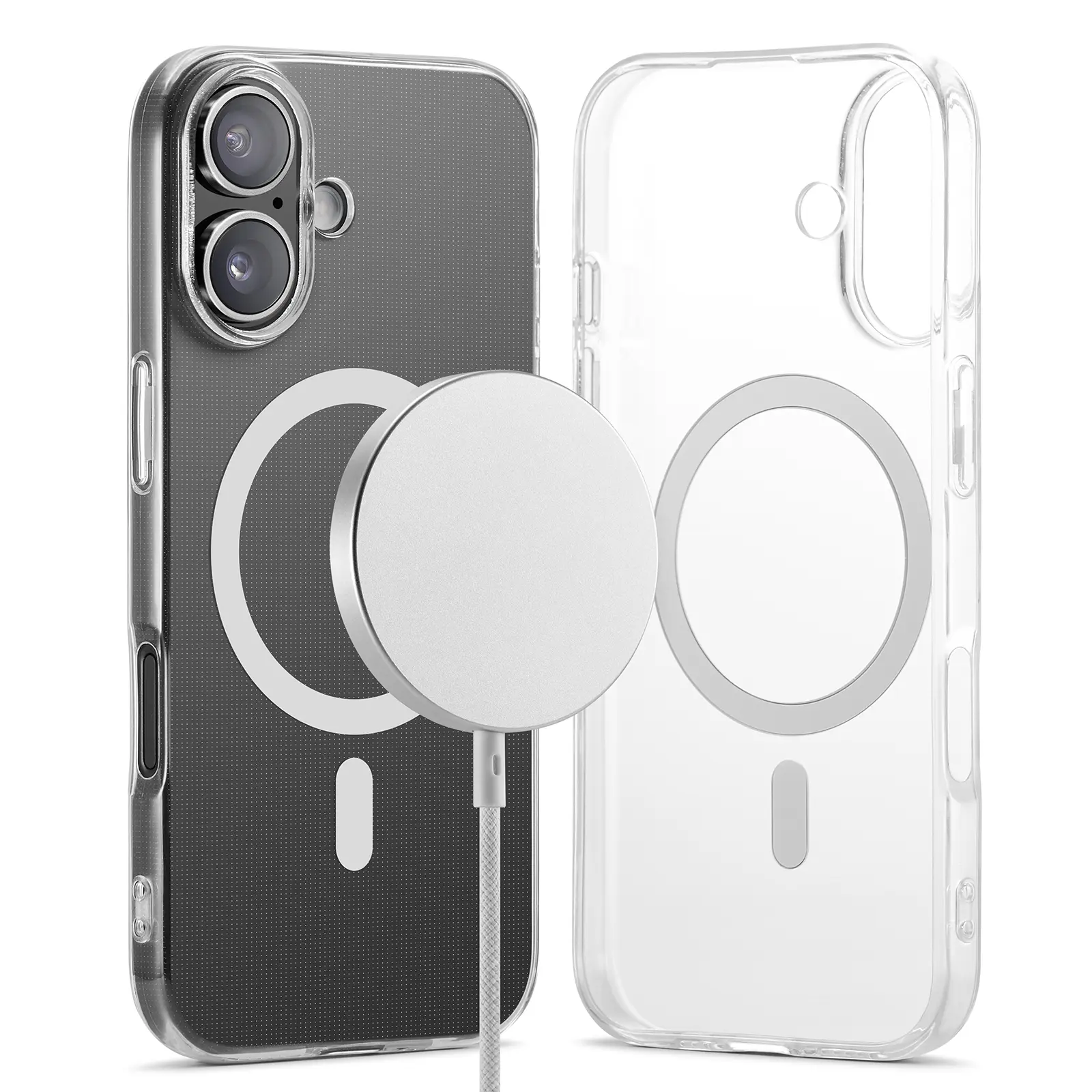 TPU Deksel MagSafe iPhone 16 Gjennomsiktig