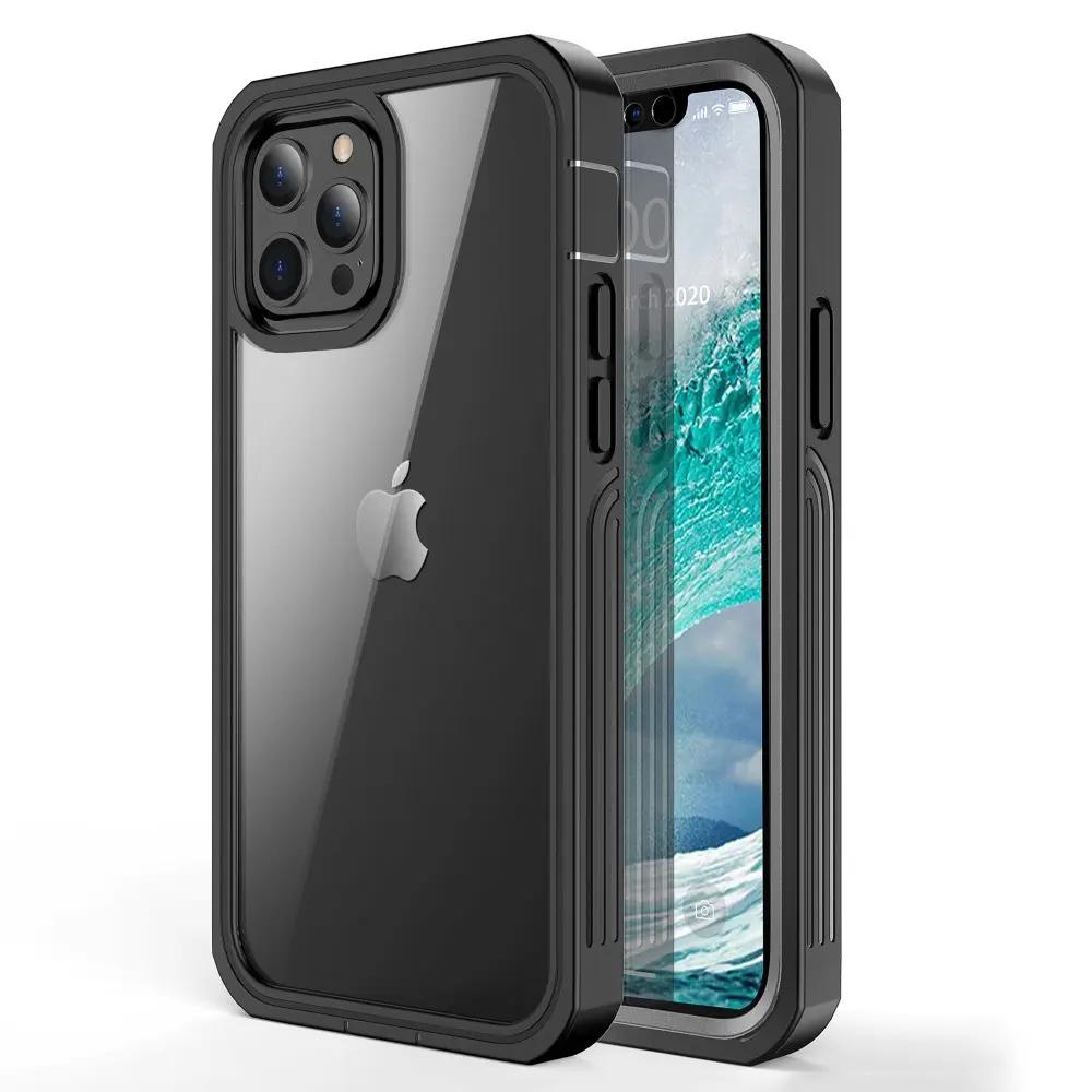 Premium Full Protection Case iPhone 12/iPhone 12 Pro Svart
