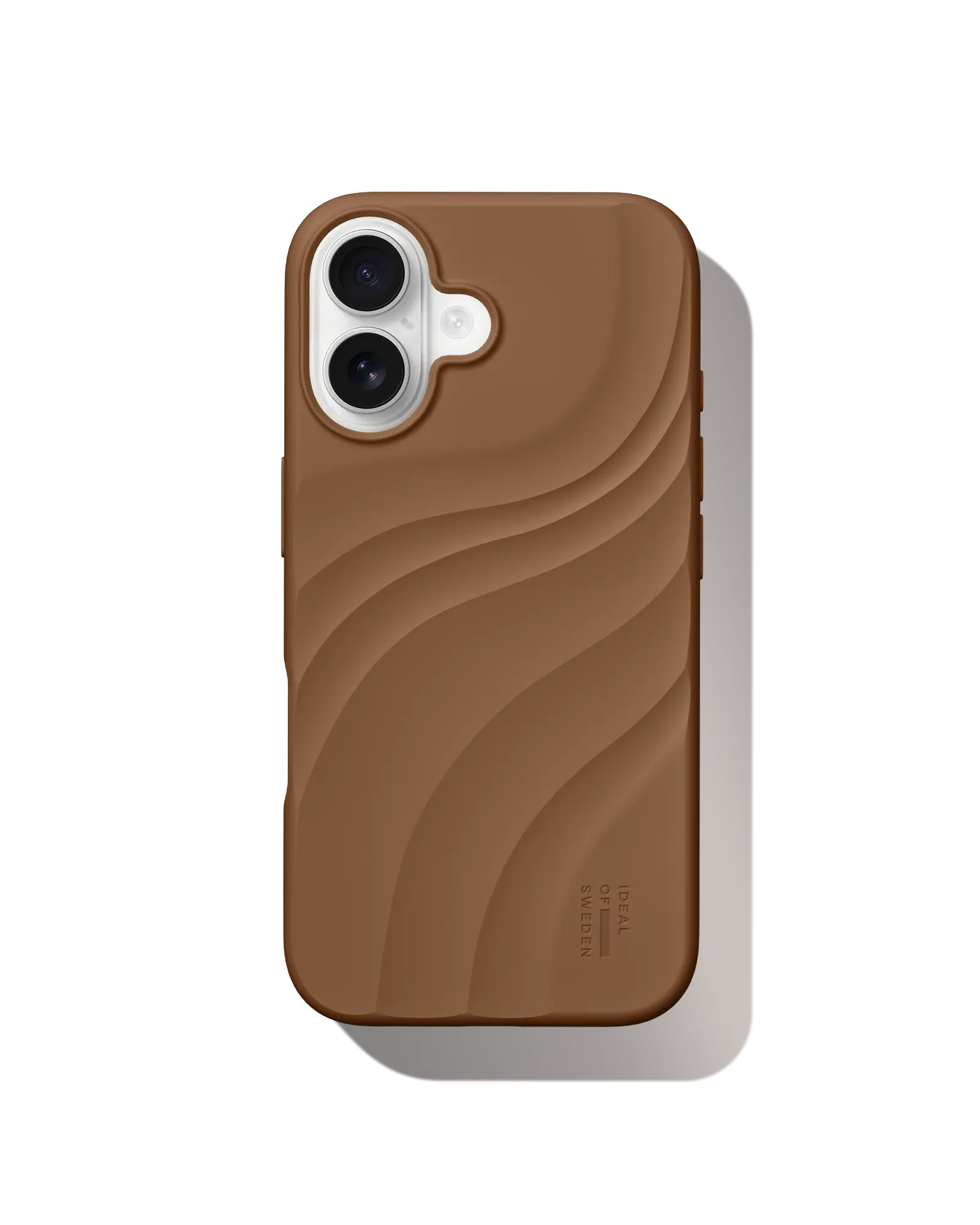 MagSafe Soft Swirl Silicone Case iPhone 16 Salted Caramel