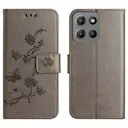 Læderetui Sommerfugle Motorola Moto G15 Power Grå