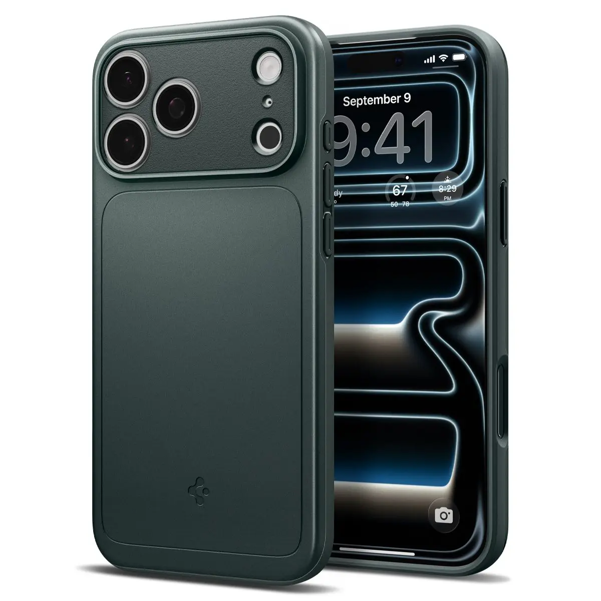 iPhone 17 Pro Max Case Thin Fit MagSafe Abyss Green