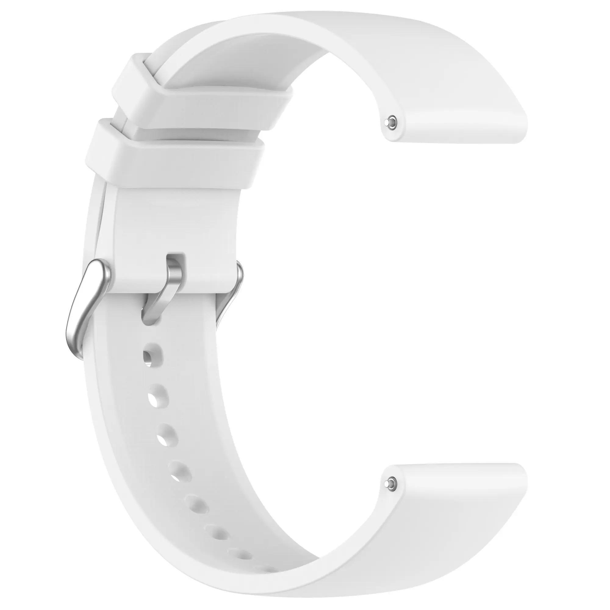 Silikonarmband Universal 20mm vit