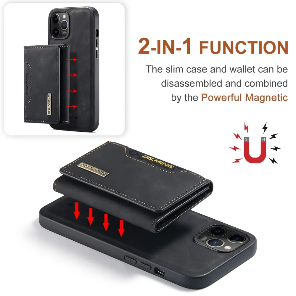 Magnetic Card Slot Case iPhone 13 Mini Svart