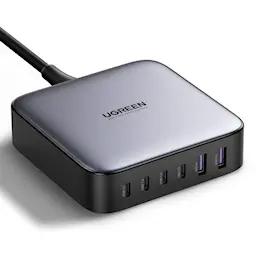 Nexode GaN Hurtiglader 4x USB-C + 2x USB-A 200W, Svart