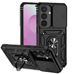 Hybridcover Ring + Kamerabeskyttelse Samsung Galaxy S26 Sort