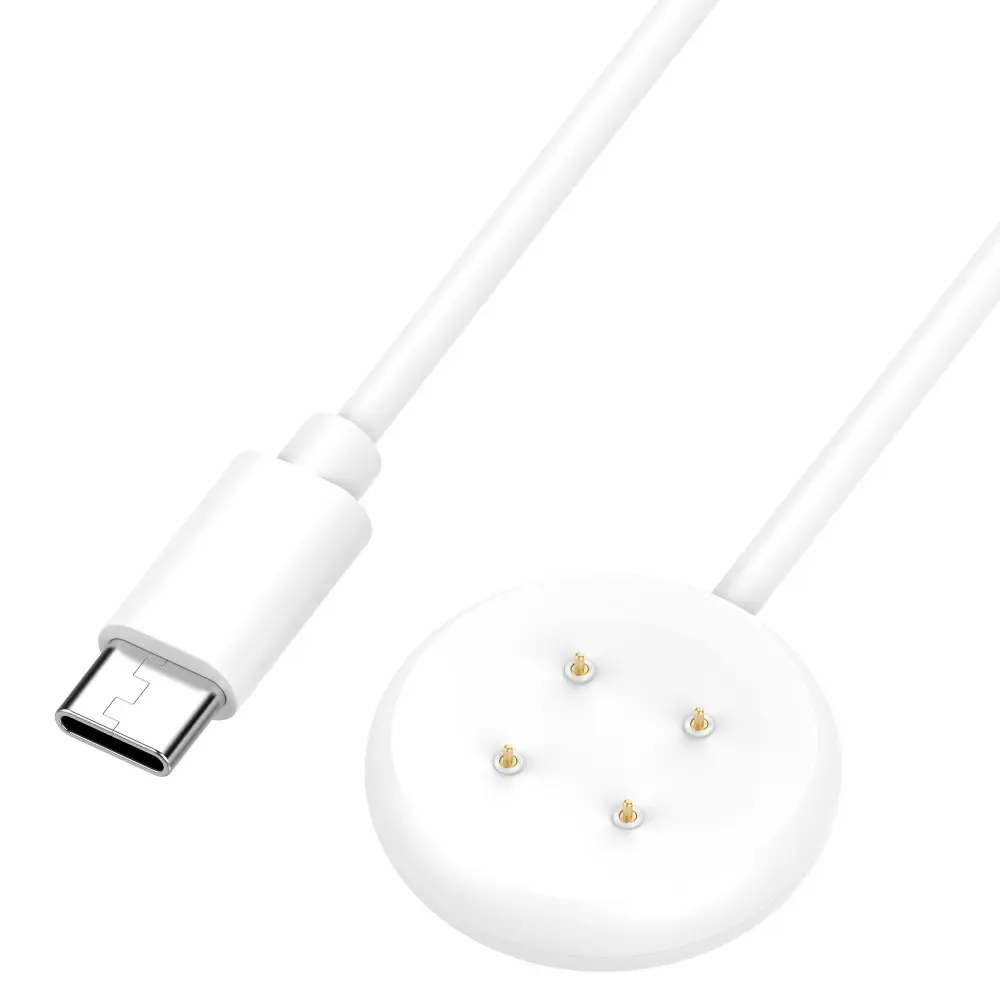 Magnetisk laddare USB-C 1m Google Pixel Watch 3 45mm Vit
