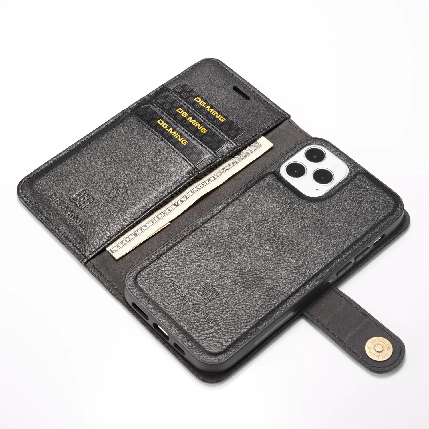 Magnet Wallet iPhone 12/iPhone 12 Pro Black