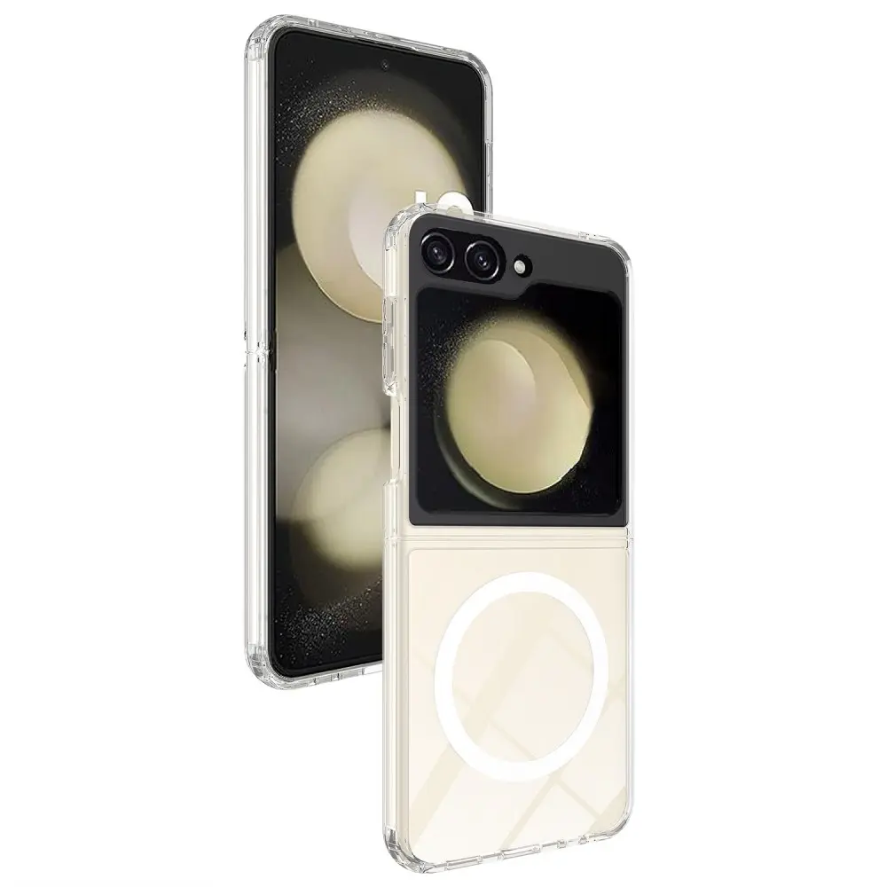 Hybridcover MagSafe Samsung Galaxy Z Flip 5 Gennemsigtig