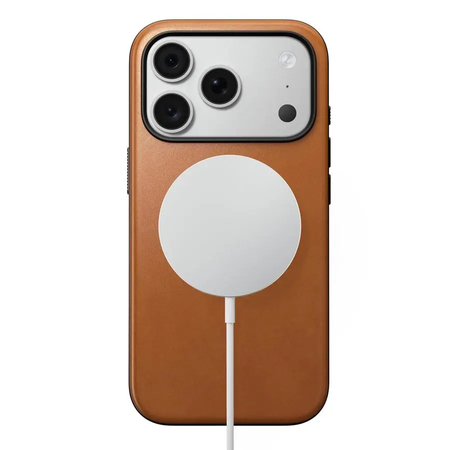 iPhone 18 Pro Lædercover med MagSafe - Modern Horween Leather, Saddle