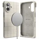 iPhone 16 MagSafe Bitmap silikonecover, Stone