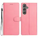 Læderetui Samsung Galaxy S25 FE Lyserød