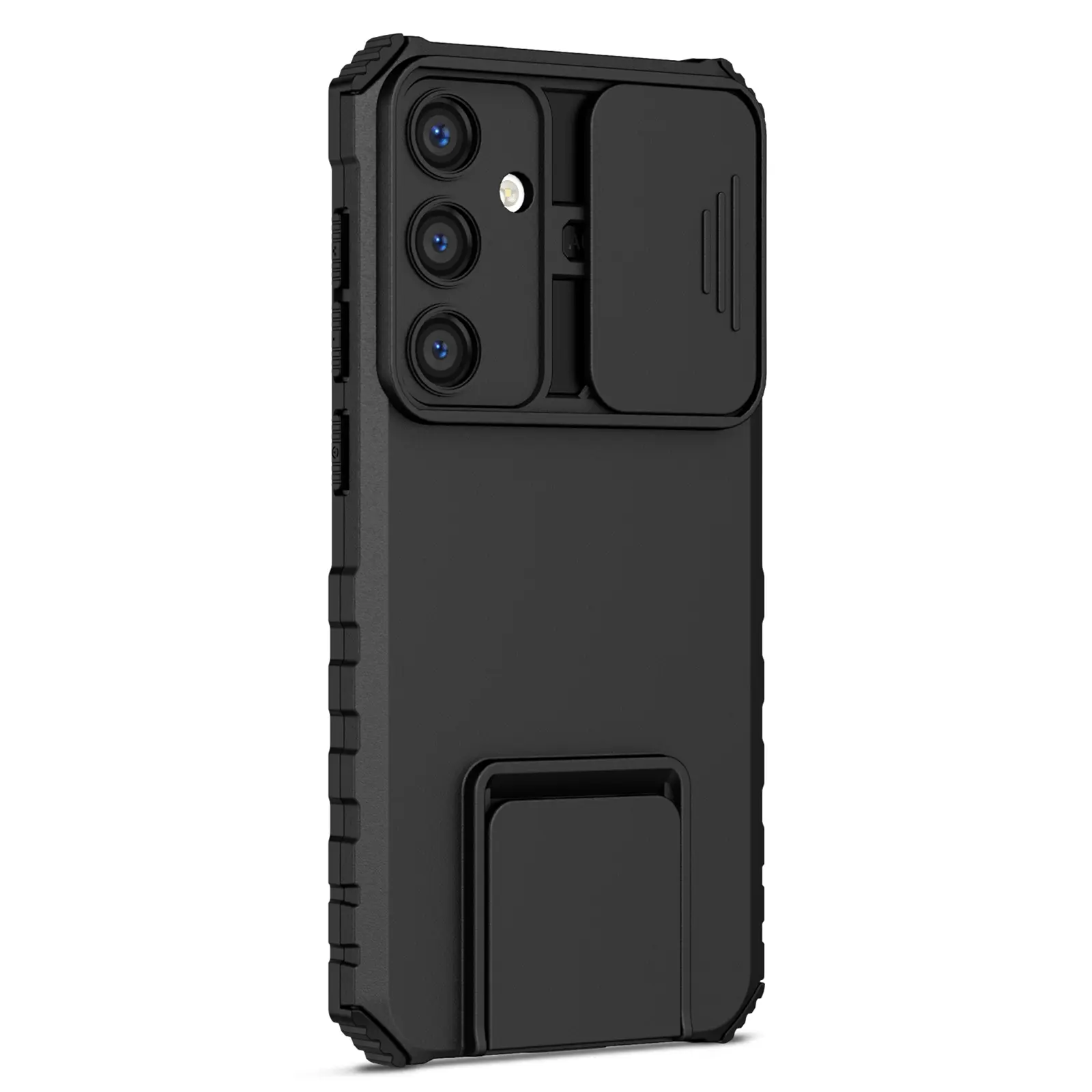 Samsung Galaxy A57 Kickstand Skal Kameraskydd Svart