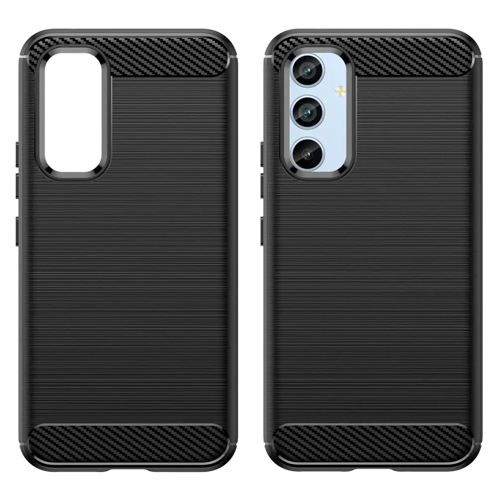 Samsung Galaxy A54 Skal TPU Brushed Svart
