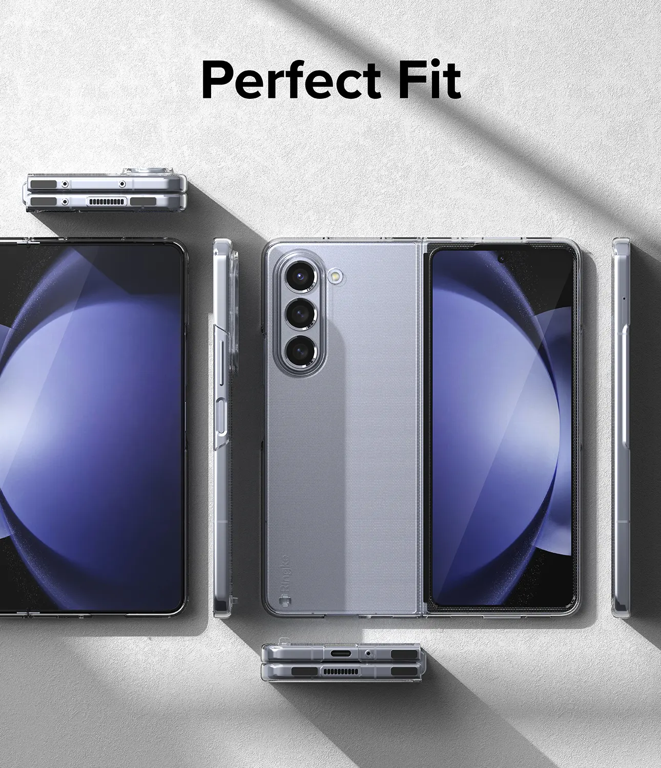 Slim Case Samsung Galaxy Z Fold 5 Genomskinlig