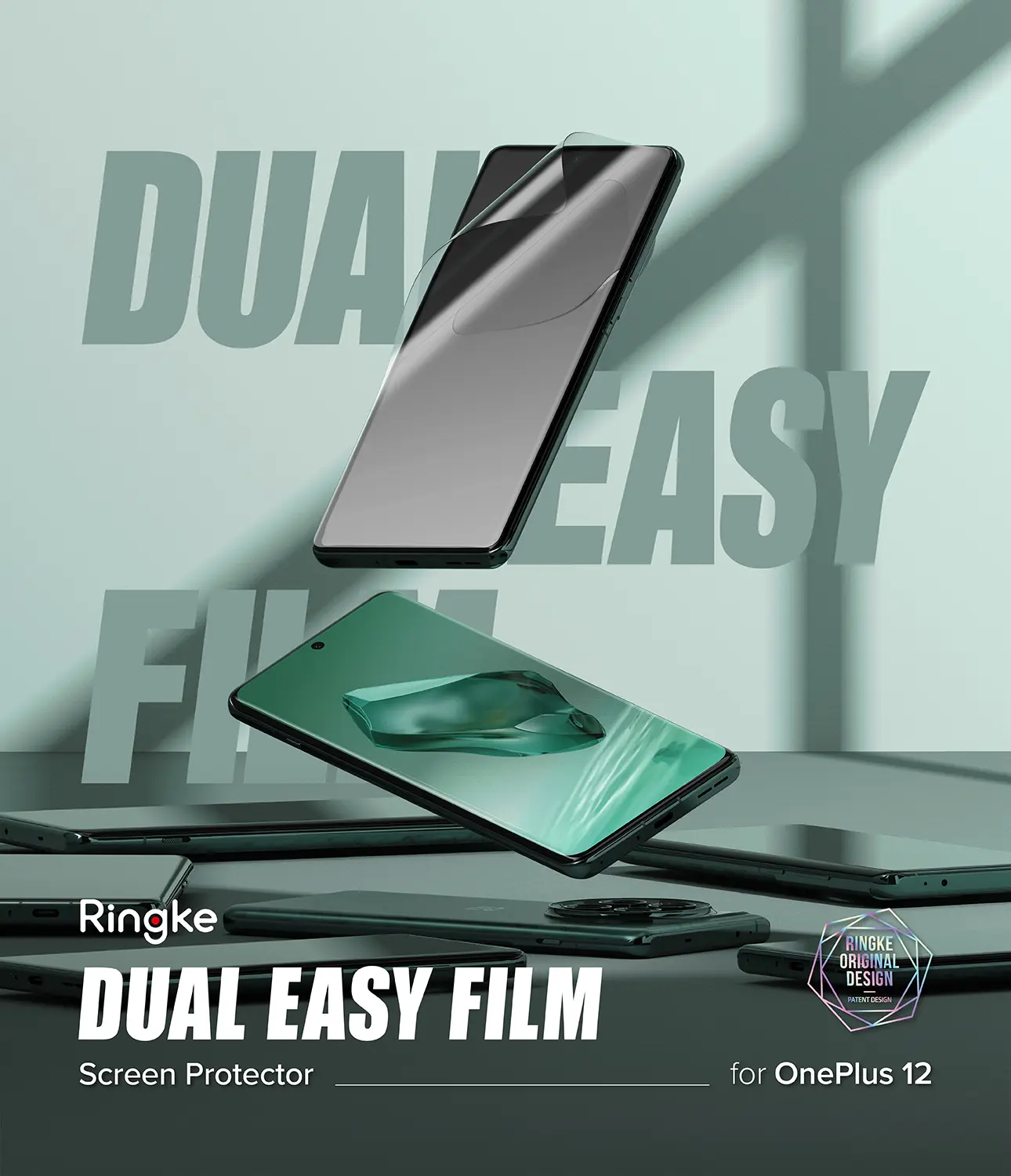 Dual Easy Screen Protector (2-pack)  OnePlus 12