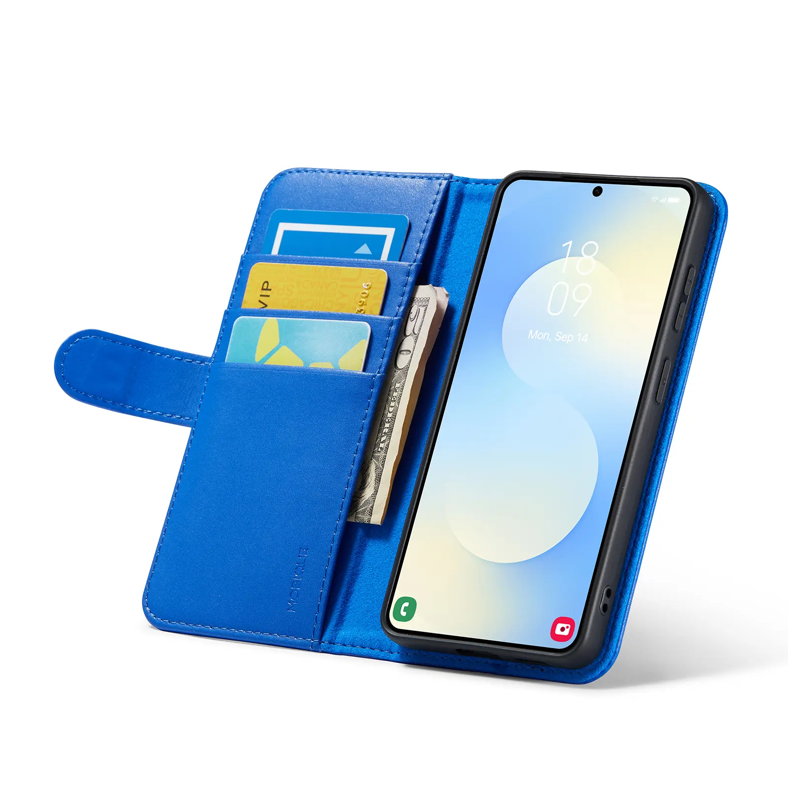 Äkta Läderfodral Samsung Galaxy S26 Blå