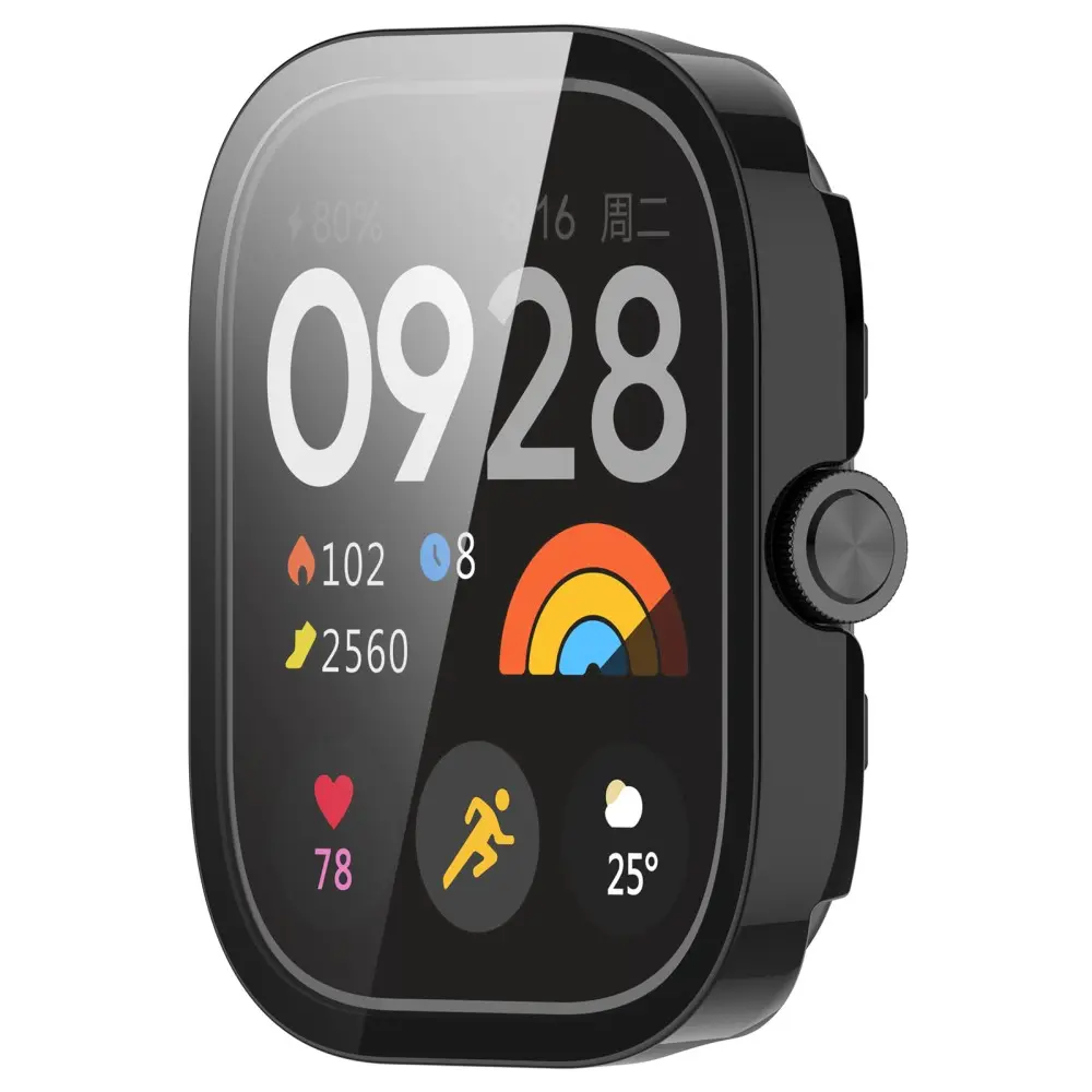 Full Cover Case Xiaomi Redmi Watch 4 Svart