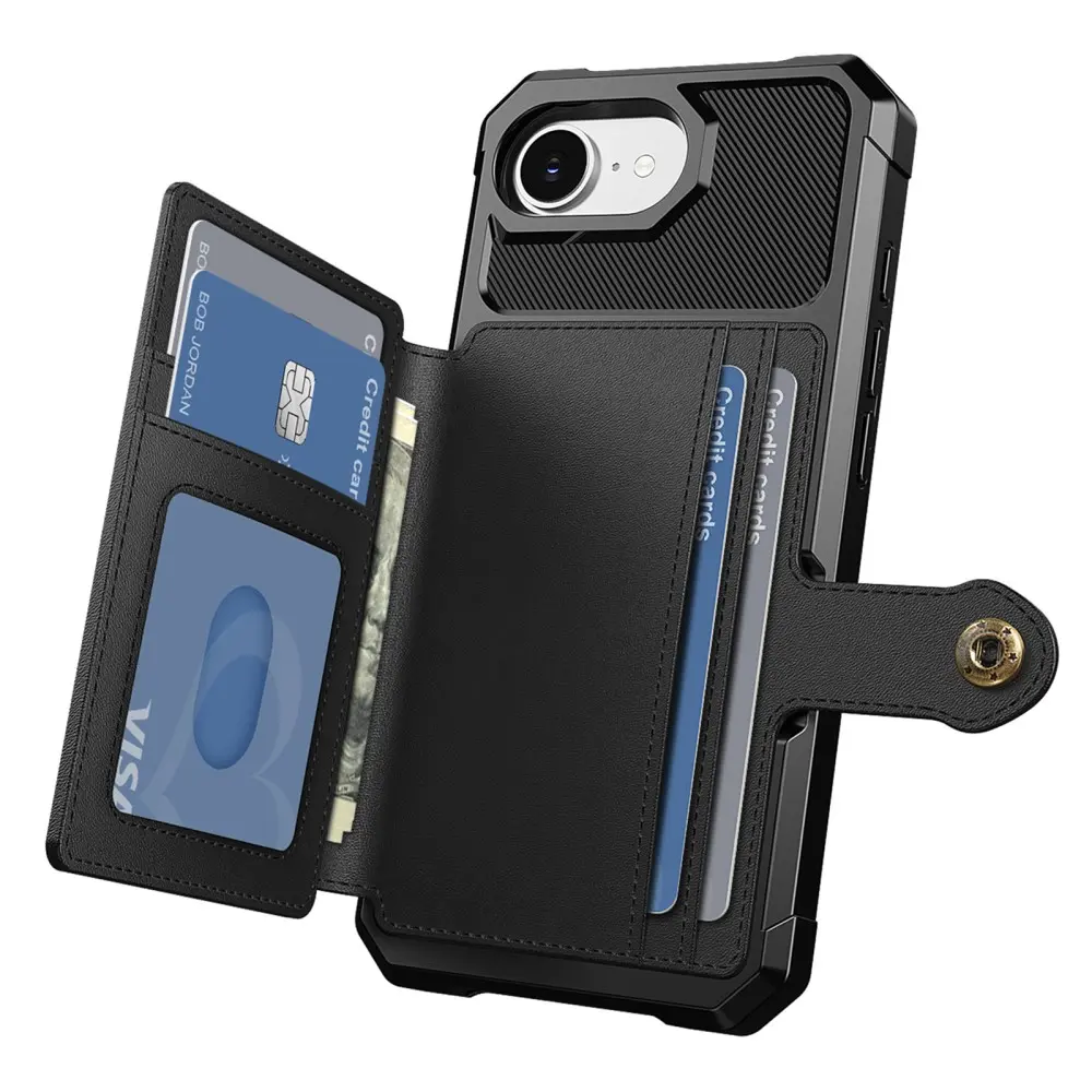 Tough Multi-slot Case iPhone 16e Svart