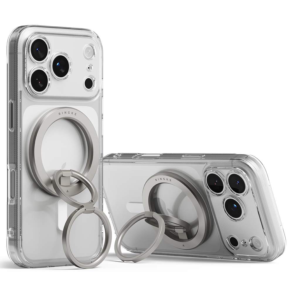 Dual Magnetic Smart Ring Silver