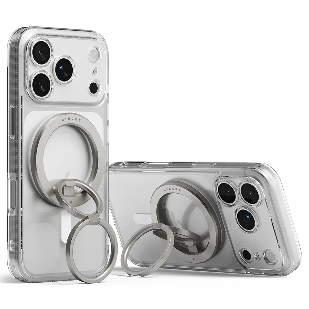 Dual Magnetic Smart Ring Silver